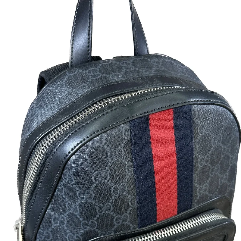 Gucci Marmont bags for women with quilted leather exteriorsGucci Ophidia Small Backpack Stripe - Black