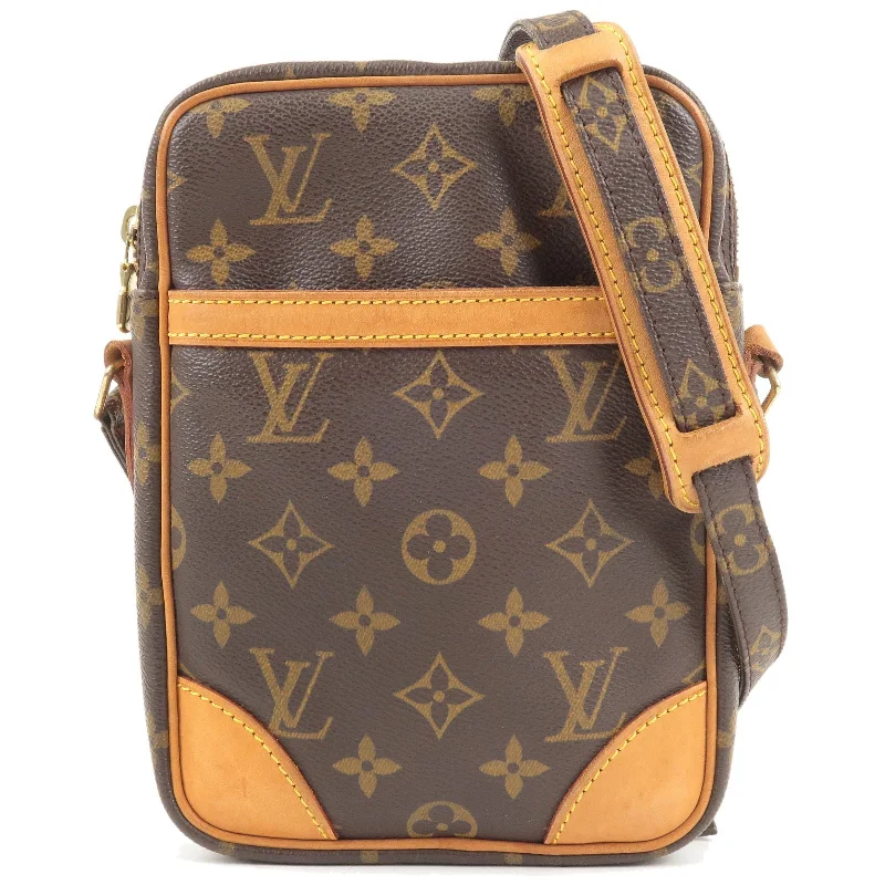 Louis Vuitton Alma bags with a leather - wrapped handle for a luxurious feelLouis Vuitton Monogram Danube Shoulder Bag M45266