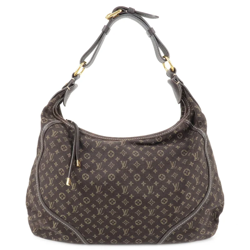 Louis Vuitton bags with a zippered interior pocket for better organizationLouis Vuitton Monogram Mini Lin Manon MM Shoulder Bag Ebene M95619