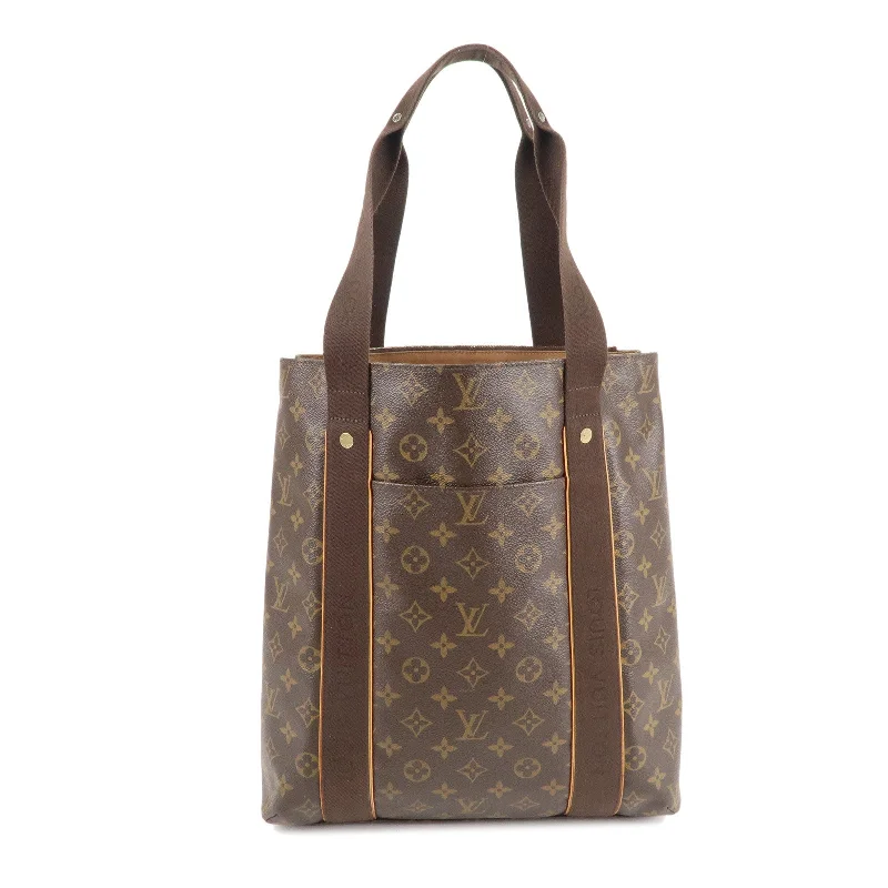 Louis Vuitton crossbody bags with a printed floral pattern for femininityLouis Vuitton Monogram Cabas Beaubourg Tote Bag M53013