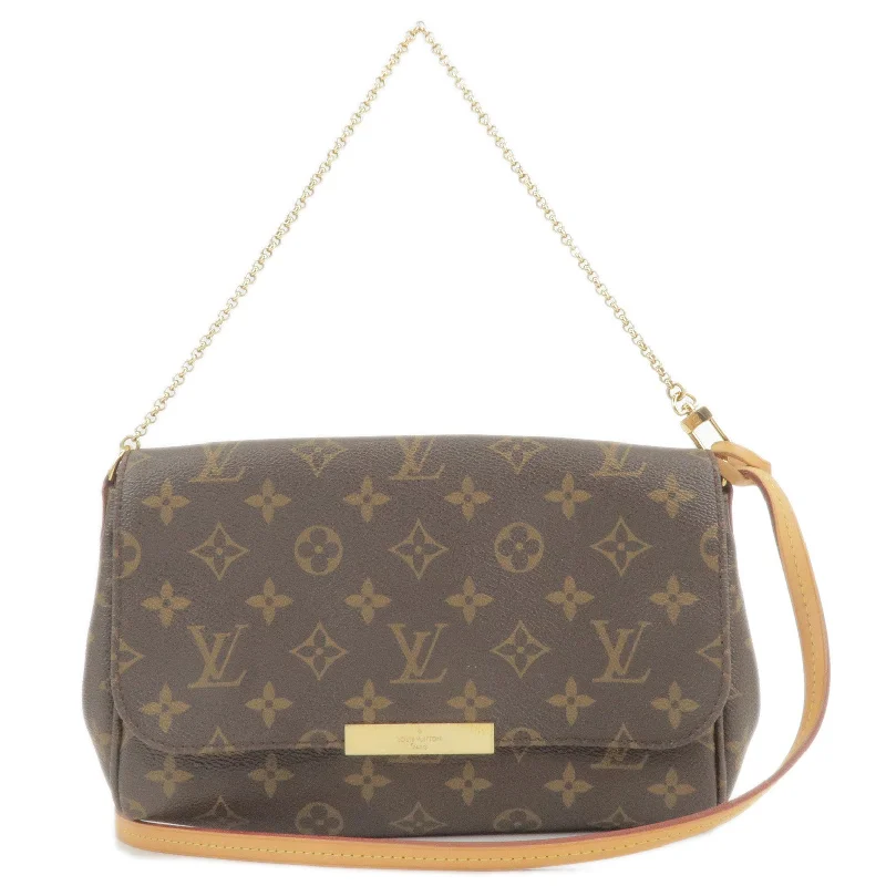 Louis Vuitton bags with a front - flap pocket for quick - access itemsLouis Vuitton Monogram Favorite PM 2Way Shoulder Bag M40717