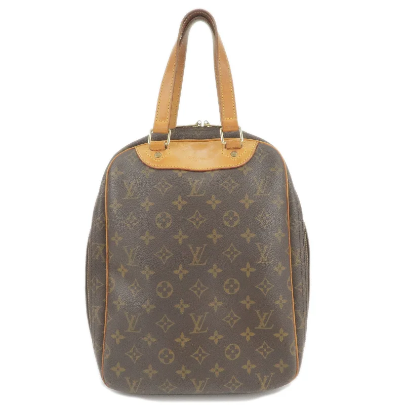 Louis Vuitton backpacks with a padded back panel for comfort during long - wearLouis Vuitton Monogram Excursion Shoes Case Hand Bag M41450