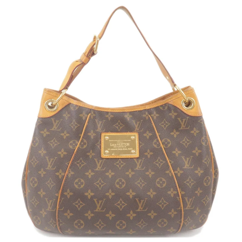 Ladies Louis Vuitton Capucines bags with a detachable shoulder strapLouis Vuitton Monogram Galliera PM Shoulder Bag M56382