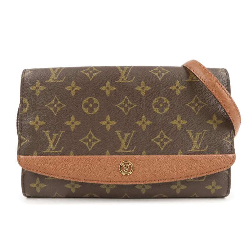 Louis Vuitton handbags with a metal - framed clasp for durabilityLouis Vuitton Monogram Bordeaux 2Way Bag Shoulder Bag M51797