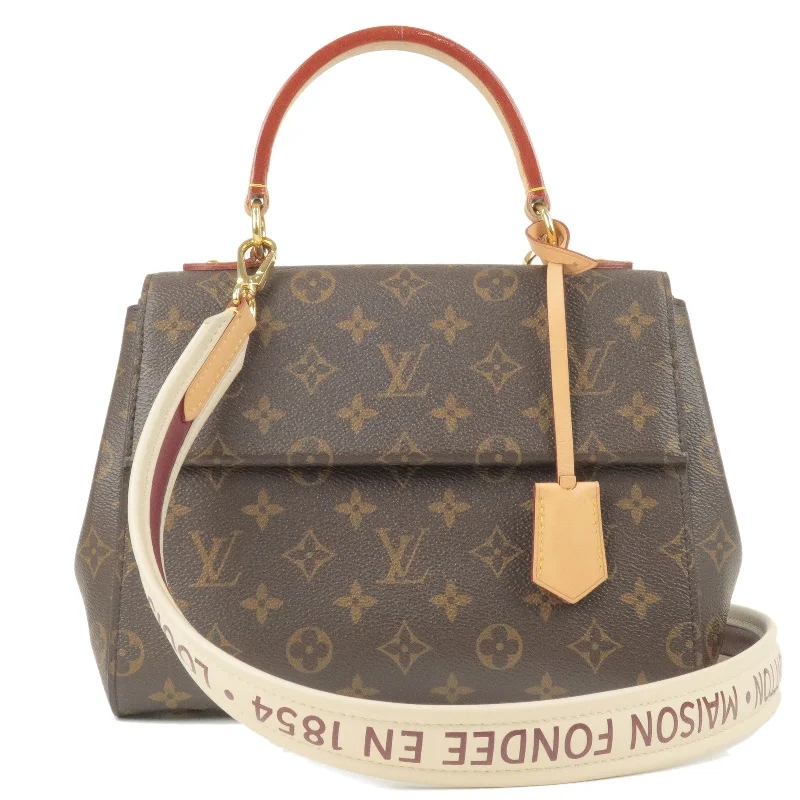 Louis Vuitton Twist bags with a snakeskin - effect panel for a bold lookLouis Vuitton Monogram Cluny BB 2Way Bag Shoulder Bag M44863