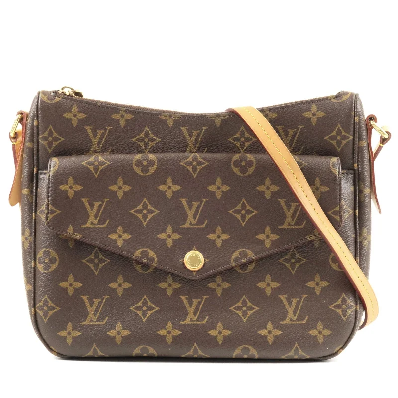 Louis Vuitton Petite Malle bags with a hard - shell structure for uniquenessLouis Vuitton Monogram Mabillon Shoulder Bag M41679