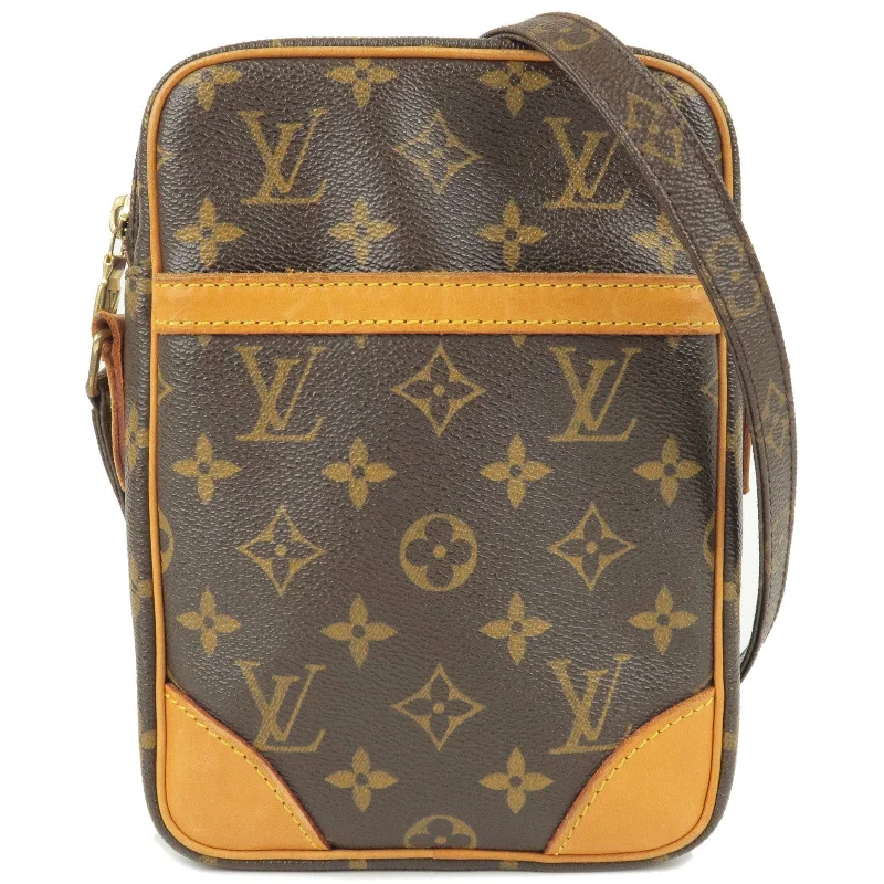 Ladies Louis Vuitton shoulder bags with a wide - width strap for comfortLouis Vuitton Monogram Danube Shoulder Bag M45266