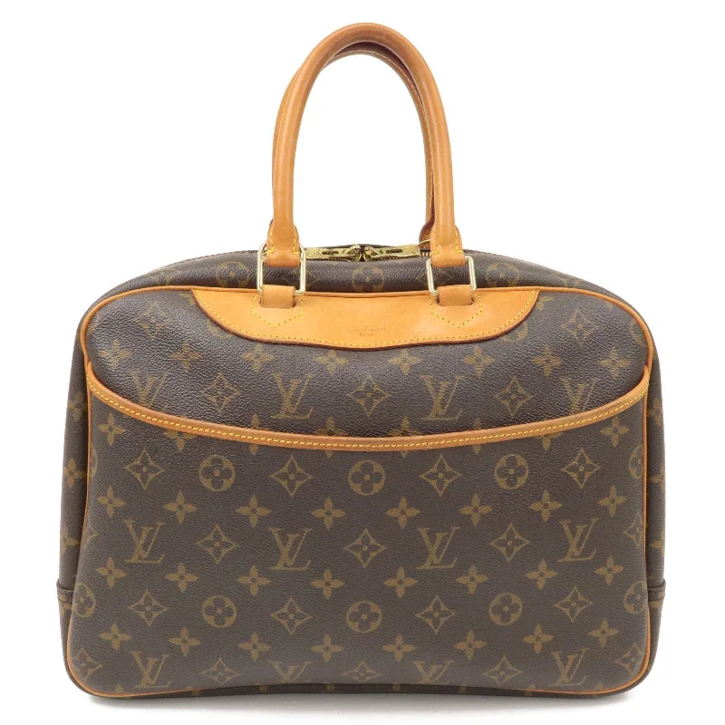 Ladies Louis Vuitton Capucines bags with gold - toned hardwareLouis Vuitton Monogram Deauville Hand Bag Brown M47270