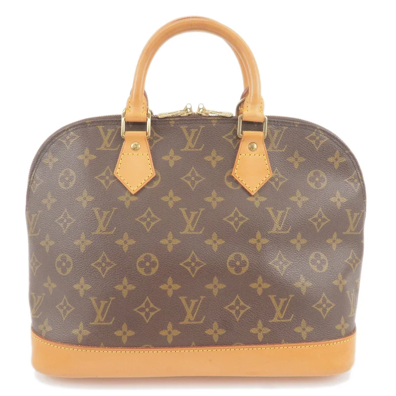 Louis Vuitton tote bags with a spacious interior and multiple pocketsLouis Vuitton Monogram Alma Hand Bag M51130