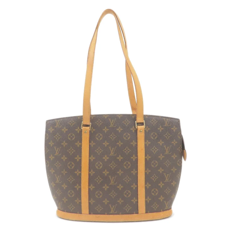 Ladies Louis Vuitton shoulder bags with a wide - width strap for comfortLouis Vuitton Monogram Babylone Shoulder Bag Tote Bag M51102