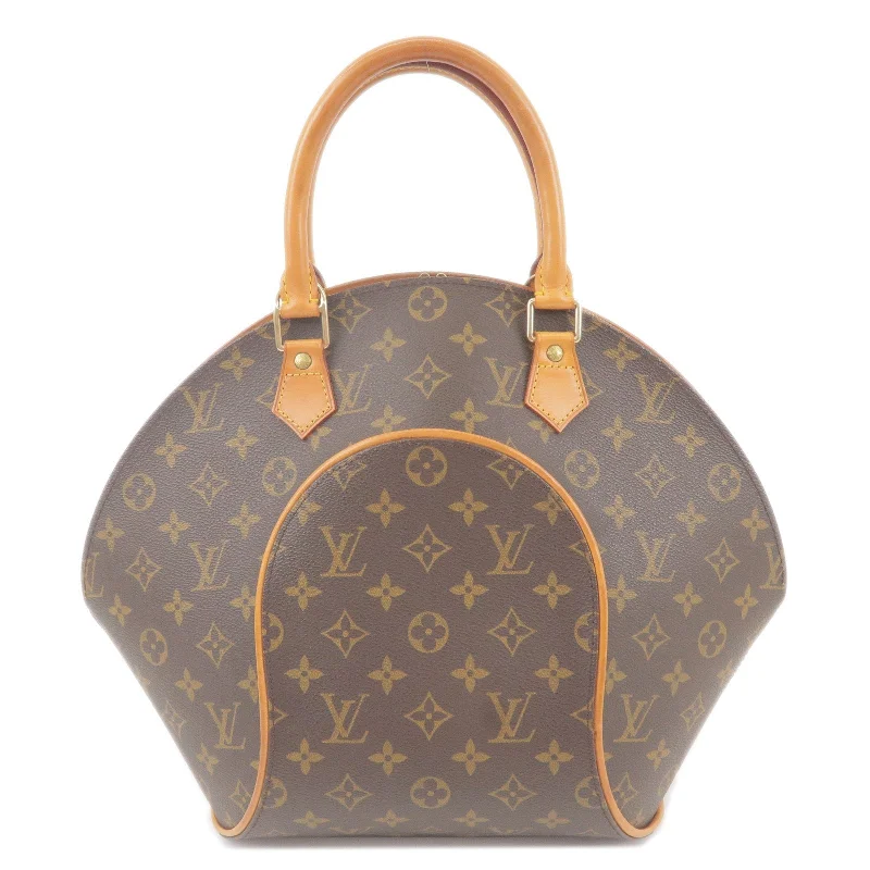 Louis Vuitton handbags with a back - zip pocket for storing valuablesLouis Vuitton Monogram Ellipse MM Hand Bag M51126