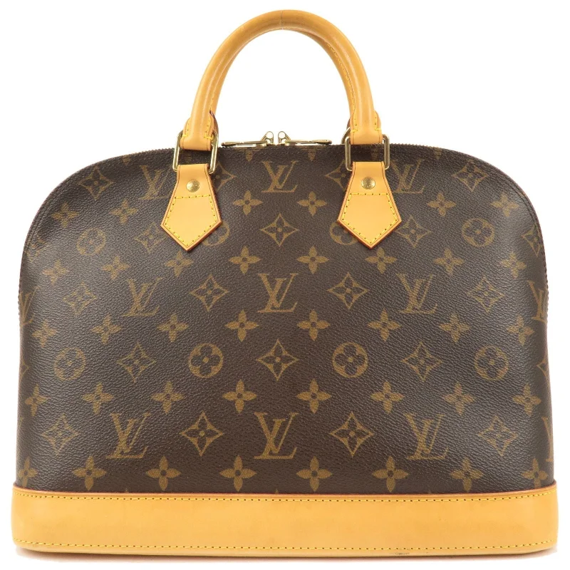 Louis Vuitton bags with a zippered interior pocket for better organizationLouis Vuitton Monogram Alma Hand Bag M51130