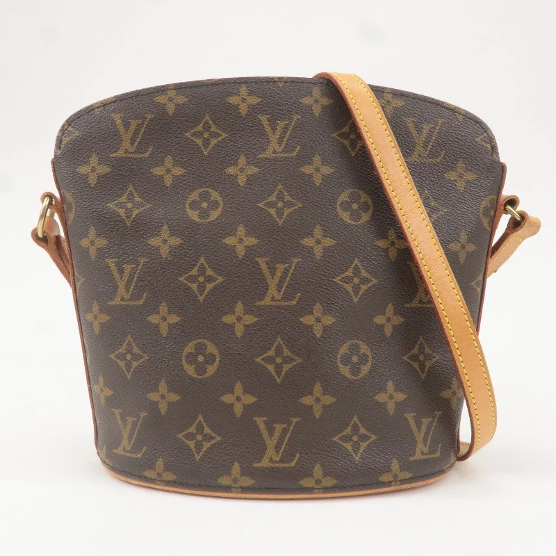 Louis Vuitton crossbody bags with adjustable shoulder straps for comfortLouis Vuitton Monogram Drouot Cross Body Shoulder Bag M51290