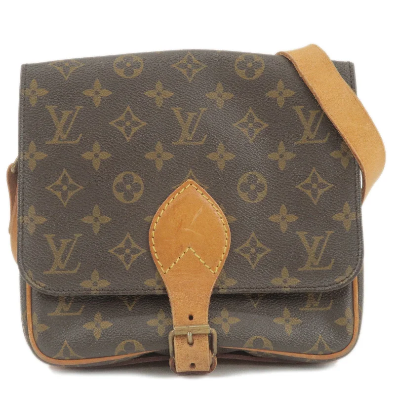 Louis Vuitton backpacks with a padded back panel for comfort during long - wearLouis Vuitton Monogram Cartouchiere MM Shoulder Bag M51253