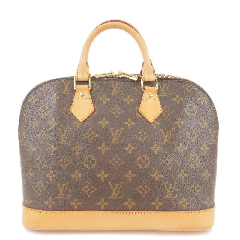 Ladies Louis Vuitton Capucines bags with gold - toned hardwareLouis Vuitton Monogram Alma Hand Bag M51130