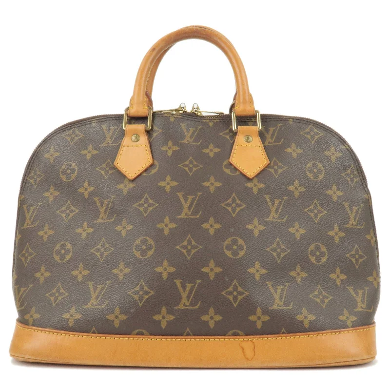 Louis Vuitton Alma bags featuring the signature top - handle designLouis Vuitton Monogram Alma Hand Bag M51130