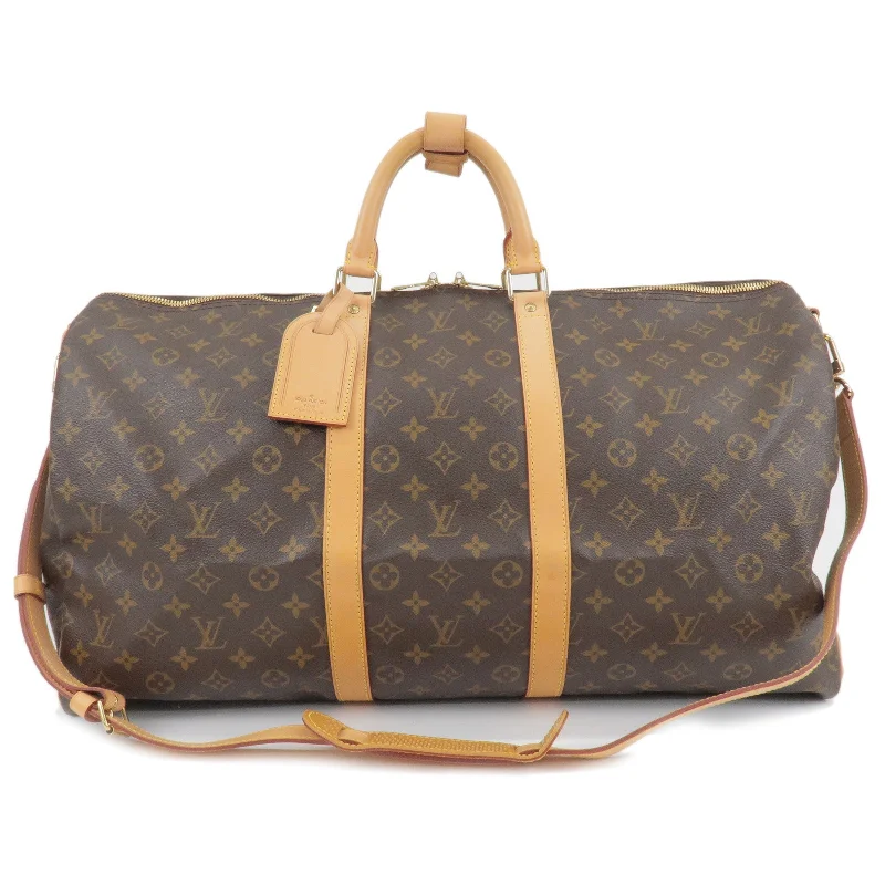 Small - sized Louis Vuitton Pochette Metis bags for a compact carryLouis Vuitton Monogram Keep All Bandouliere 55 Bag M41414