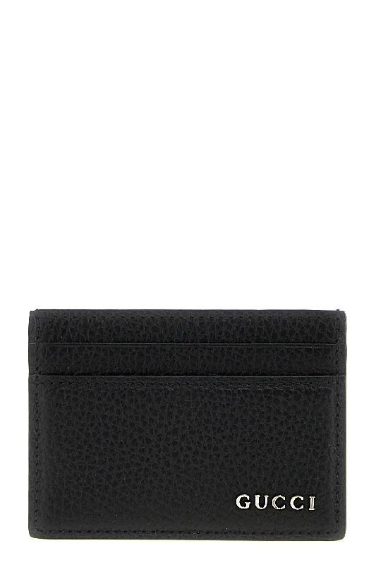 Gucci handbags for women with a beaded trimGucci Men Logo Card Holder