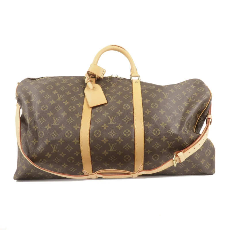 Louis Vuitton backpacks with a sleek, minimalist design for styleLouis Vuitton Monogram Keep All Bandouliere 60 Boston Bag M41412