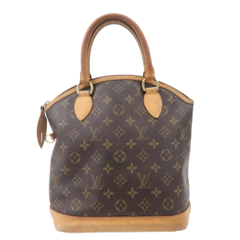 Louis Vuitton tote bags with a spacious interior and multiple pocketsLouis Vuitton Monogram Lock It Hand Bag Brown M40102