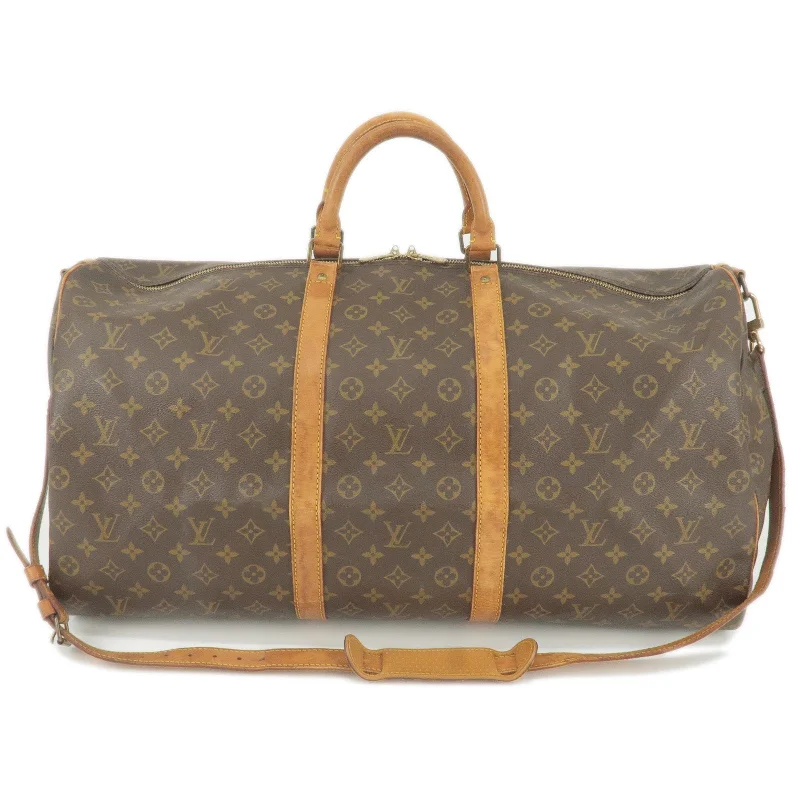 Louis Vuitton Speedy bags in monogram canvas for a classic lookLouis Vuitton Monogram Keep All Bandouliere 60 Bag M41412