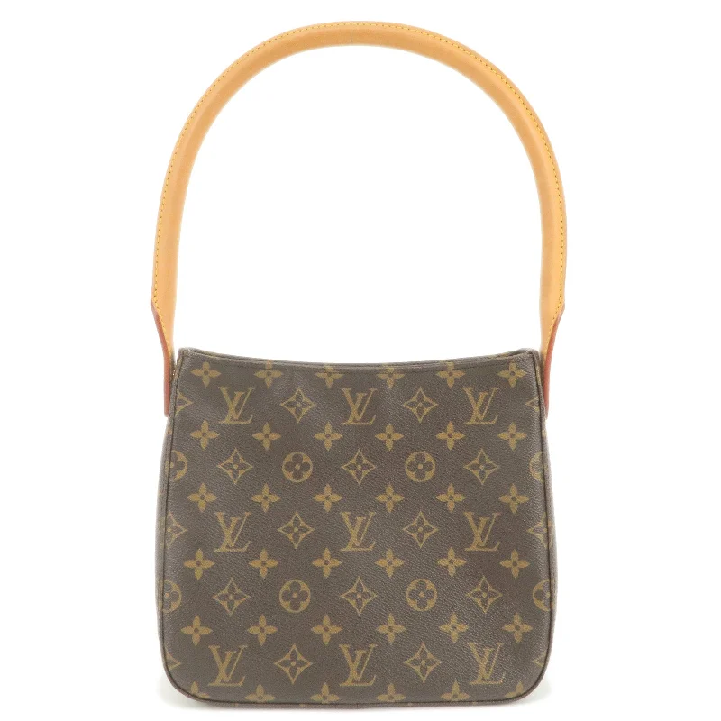 Louis Vuitton Alma bags featuring the signature top - handle designLouis Vuitton Monogram Looping MM Shoulder Bag M51146