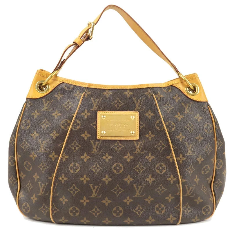 Louis Vuitton crossbody bags with a woven leather strap for textureLouis Vuitton Monogram Galliera PM Shoulder Bag M56382