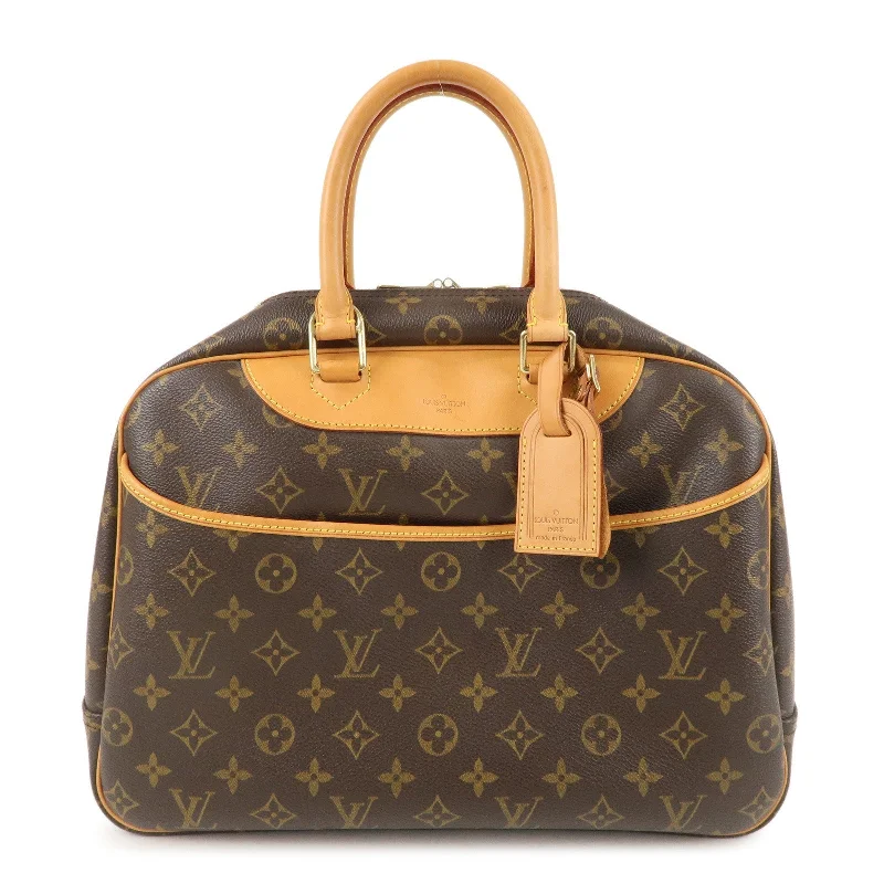 Louis Vuitton Twist bags with a snakeskin - effect panel for a bold lookLouis Vuitton Monogram Deauville Hand Bag Brown M47270