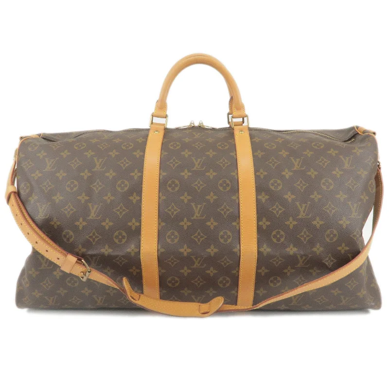 Louis Vuitton backpacks with a multi - pocket organization for functionalityLouis Vuitton Monogram Keep All Bandouliere 60 Bag M41412