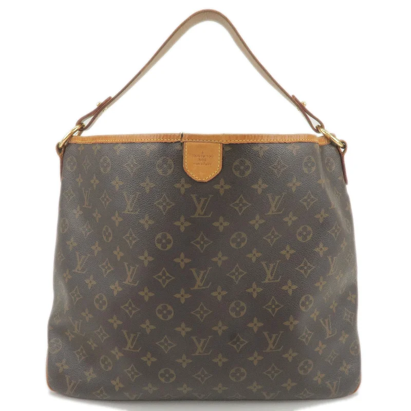 Louis Vuitton Petite Malle bags with a hard - shell structure for uniquenessLouis Vuitton Monogram Delightful MM Shoulder Bag M40353