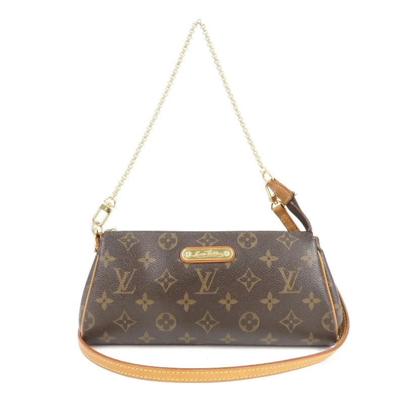 Ladies Louis Vuitton handbags with a detachable coin purse insideLouis Vuitton Monogram Eva 2Way Shoulder Bag Pouch M95567