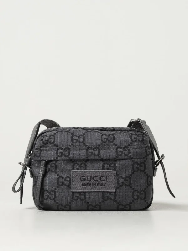 Gucci handbags for women with a metal - framed claspGucci Shoulder Bag Men Grey Men