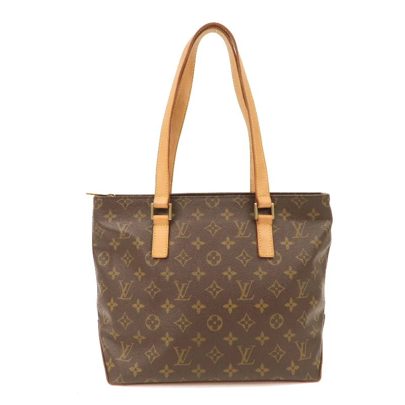 Louis Vuitton crossbody bags with a keychain holder for practicalityLouis Vuitton Monogram Cabas Piano Tote Bag Brown M51148