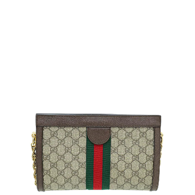 Ladies Gucci Dionysus bags with a detachable shoulder strapGucci Bicolor GG Supreme Ophidia Small Shoulder Bag