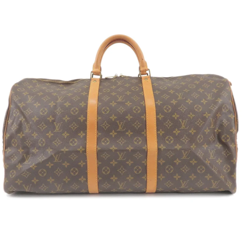 Small - sized Louis Vuitton Pochette Metis bags for a compact carryLouis Vuitton Monogram Keep All 60 Boston Bag M41422