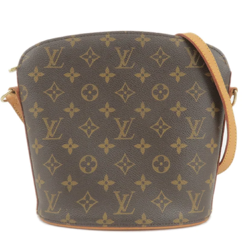 Louis Vuitton Twist bags with a crystal - embellished LV - turnlockLouis Vuitton Monogram Drouot Cross Body Shoulder Bag M51290