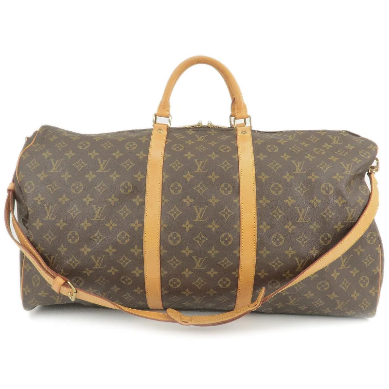 Louis Vuitton crossbody bags with a keychain holder for practicalityLouis Vuitton Monogram Keep All Bandouliere 60 Bag M41412