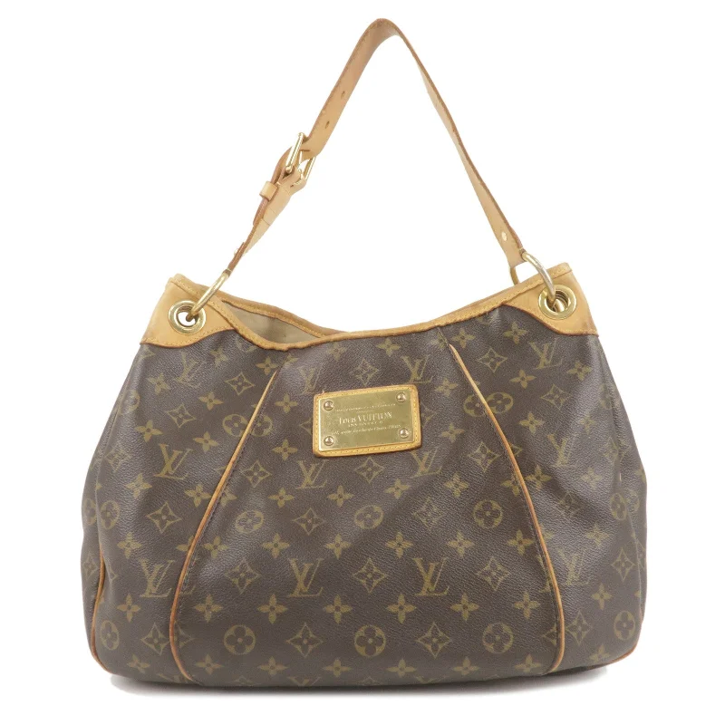 Louis Vuitton tote bags with a spacious interior and multiple pocketsLouis Vuitton Monogram Galliera PM Shoulder Bag Brown M56382