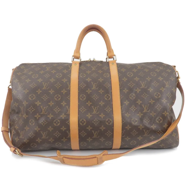 Louis Vuitton Speedy bags in monogram canvas for a classic lookLouis Vuitton Monogram Keep All Bandouliere 55 Bag M41414