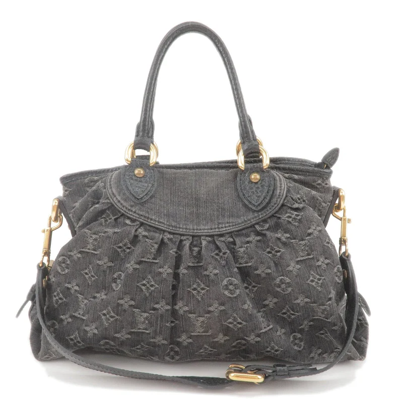 Louis Vuitton handbags with a beaded trim for a touch of glamourLouis Vuitton Monogram Denim Neo Cabby MM 2Way Bag M95351