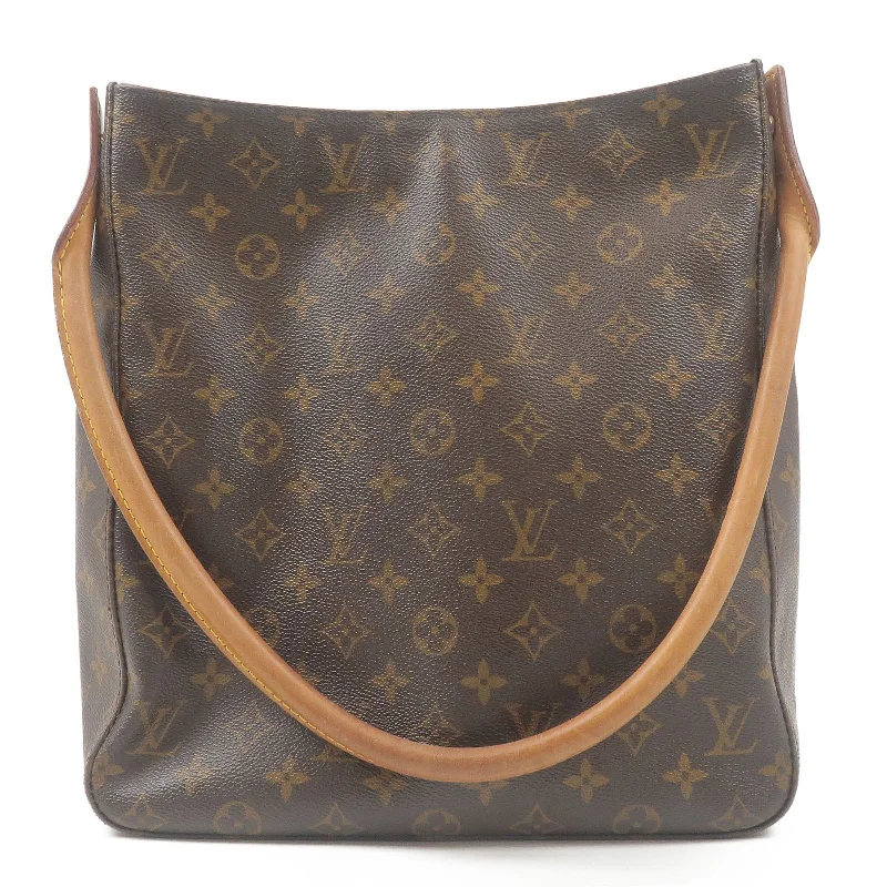 Louis Vuitton tote bags with a double - handle and shoulder - strap optionLouis Vuitton Monogram Looping GM Shoulder Bag M51145