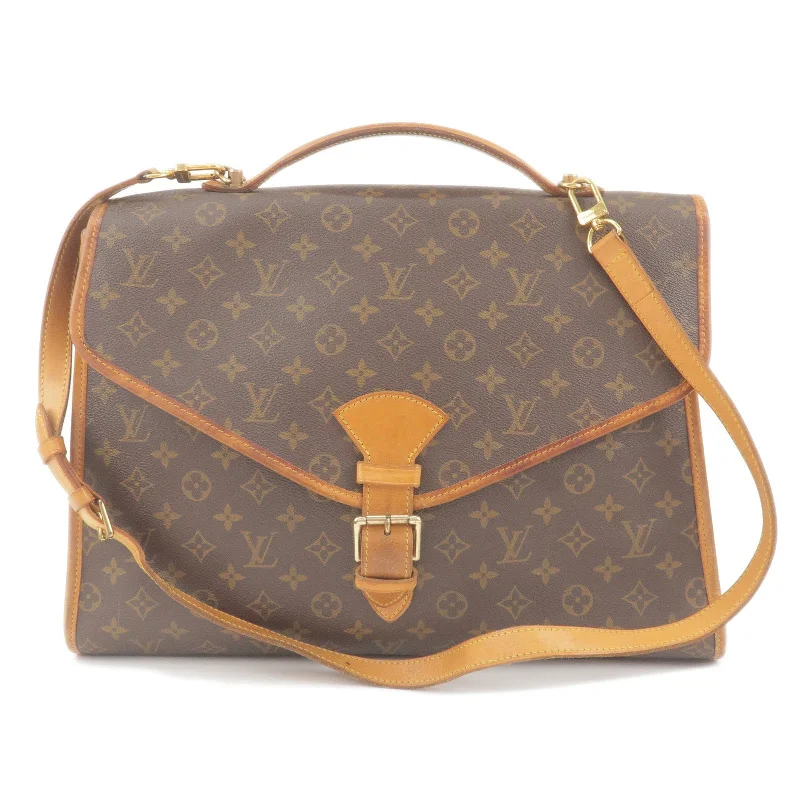 Ladies Louis Vuitton Petite Malle bags with a star - shaped charm for cutenessLouis Vuitton Monogram Beverly MM Shoulder Bag Brief Case M51121