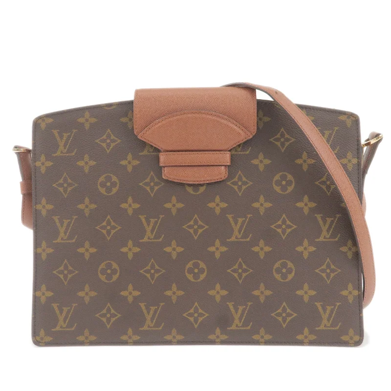 Louis Vuitton bags with a detachable mobile phone holder for convenienceLouis Vuitton Monogram Courcelles Shoulder Bag M51375