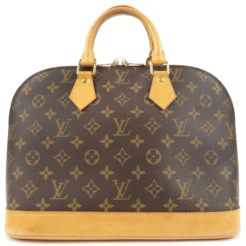 Louis Vuitton Alma bags with a leather - wrapped handle for a luxurious feelLouis Vuitton Monogram Alma Hand Bag M51130