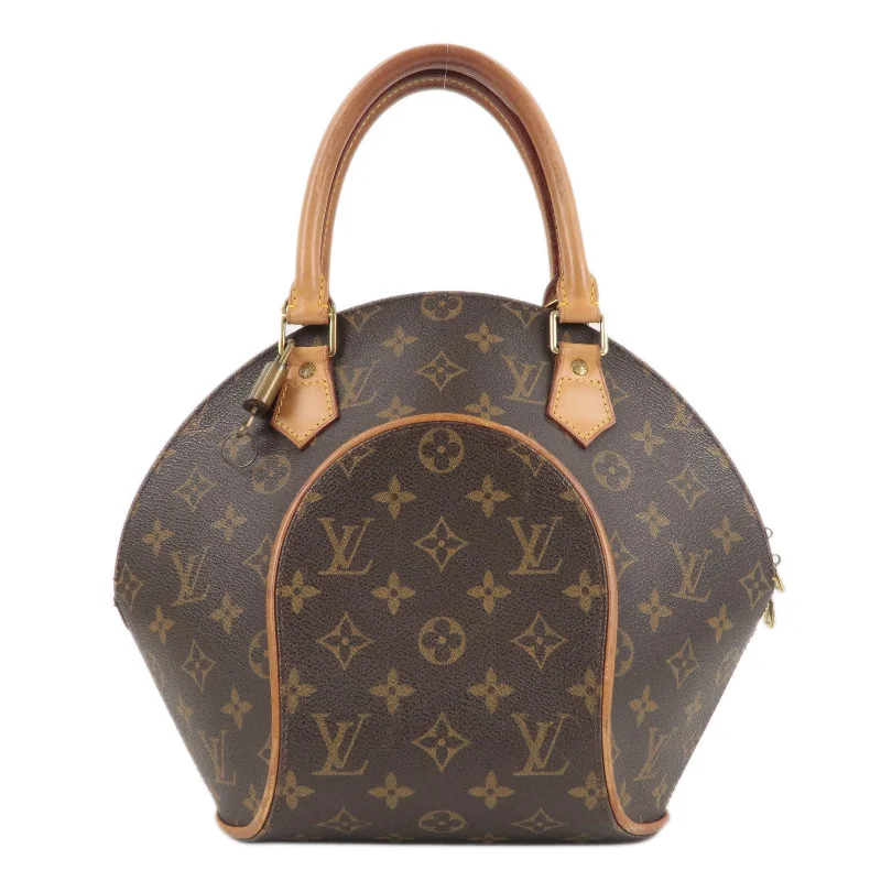 Louis Vuitton backpacks with a padded back panel for comfort during long - wearLouis Vuitton Monogram Ellipse PM Hand Bag Brown M51127