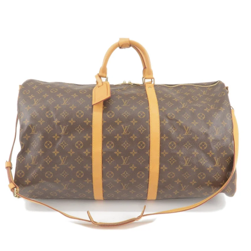 Louis Vuitton Alma bags with a detachable shoulder strap for versatilityLouis Vuitton Monogram Keep All Bandouliere 60 Boston Bag M41412