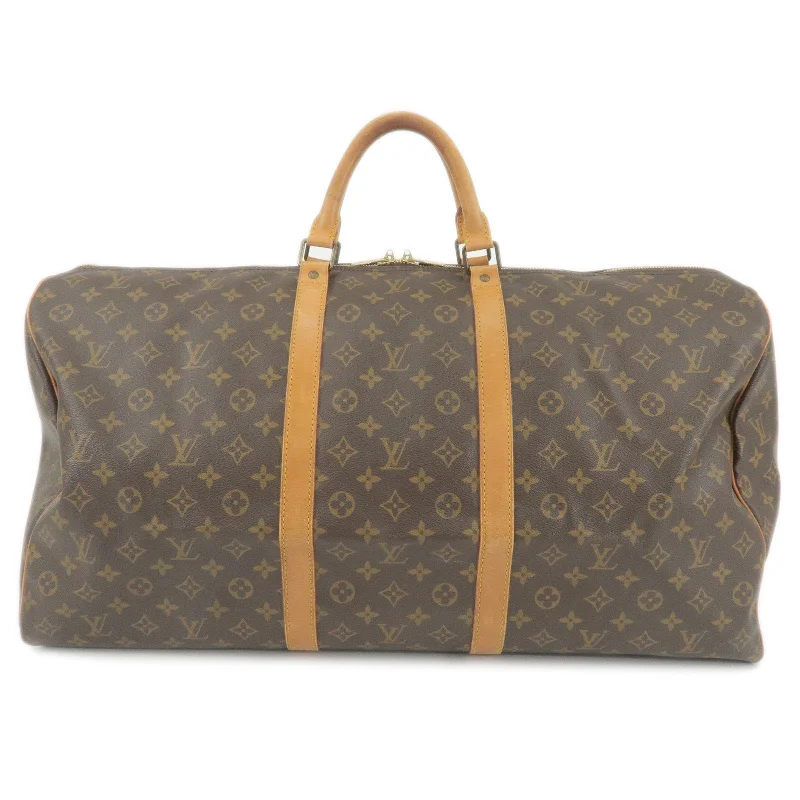 Louis Vuitton crossbody bags with a woven leather strap for textureLouis Vuitton Monogram Keep All 60 Boston Bag Travel bag M41422