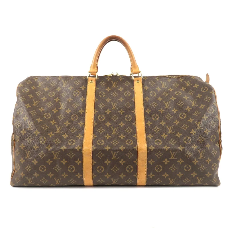 Louis Vuitton Alma bags featuring the signature top - handle designLouis Vuitton Monogram Keep All 60 Boston Bag M41422