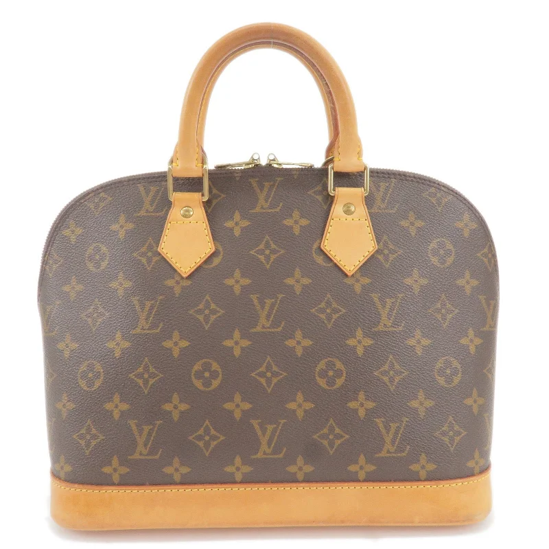 Louis Vuitton handbags with a metal - framed clasp for durabilityLouis Vuitton Monogram Alma Hand Bag M51130