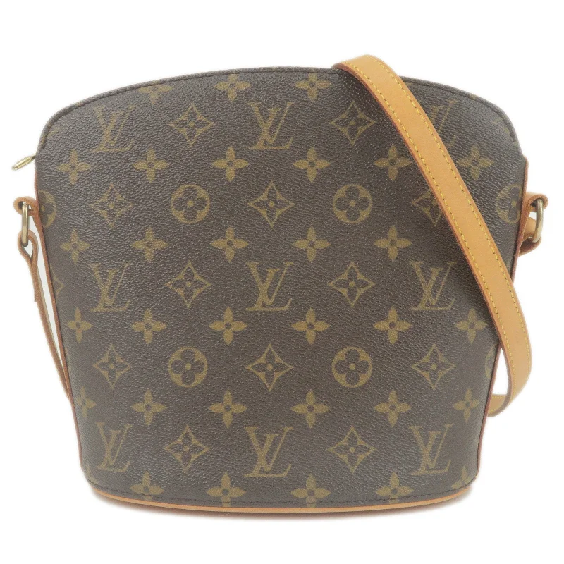 Louis Vuitton handbags with a metal - framed clasp for durabilityLouis Vuitton Monogram Drouot Cross Body Shoulder Bag M51290